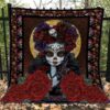 Skull Quilt Blanket Ver 81  Quilt